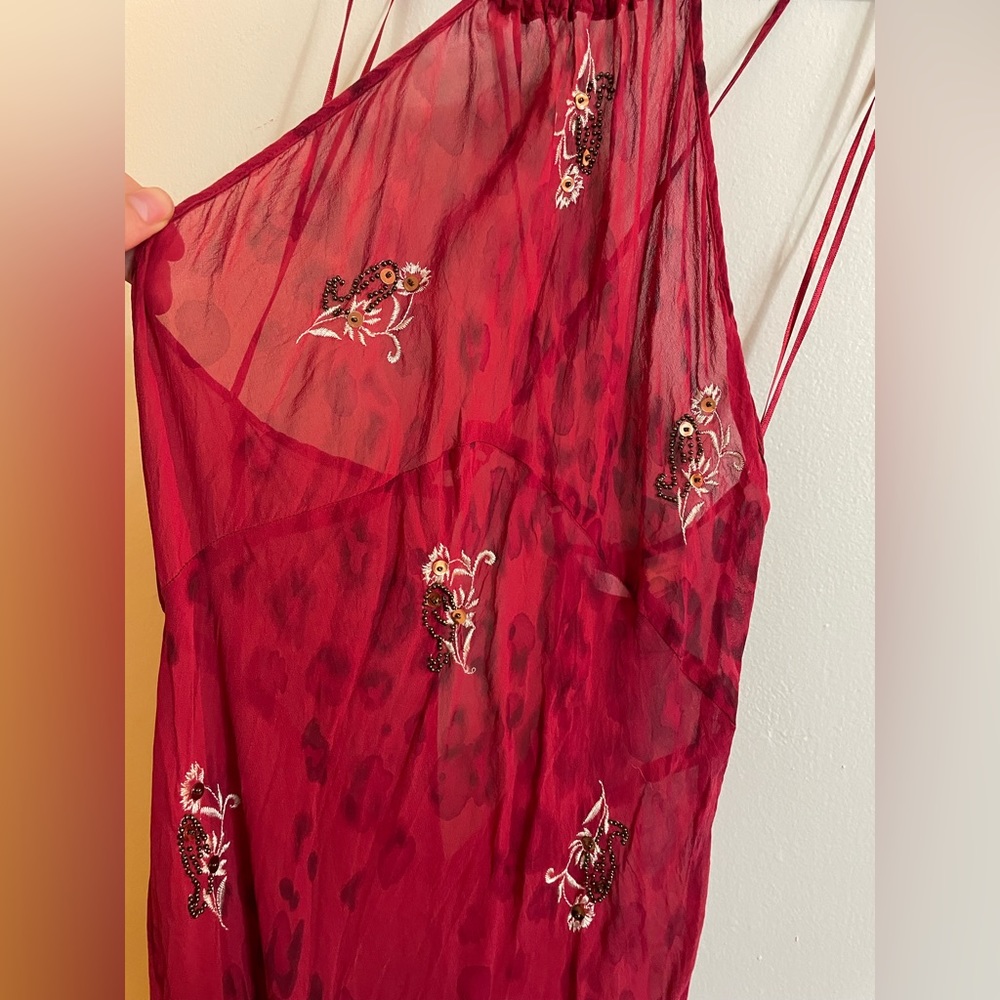 Insane Victoria's Secret full length chiffon nightwear/slip dress
